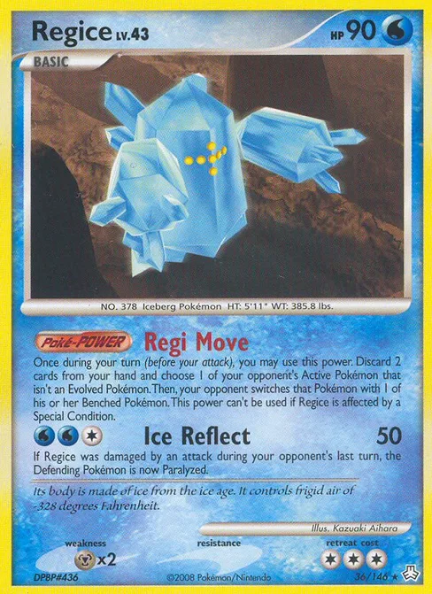 Regice, Legends Awakened #36