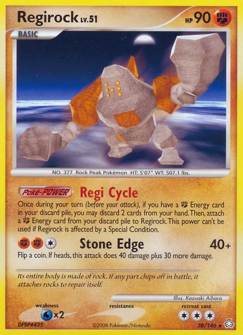 Regirock, Legends Awakened #38