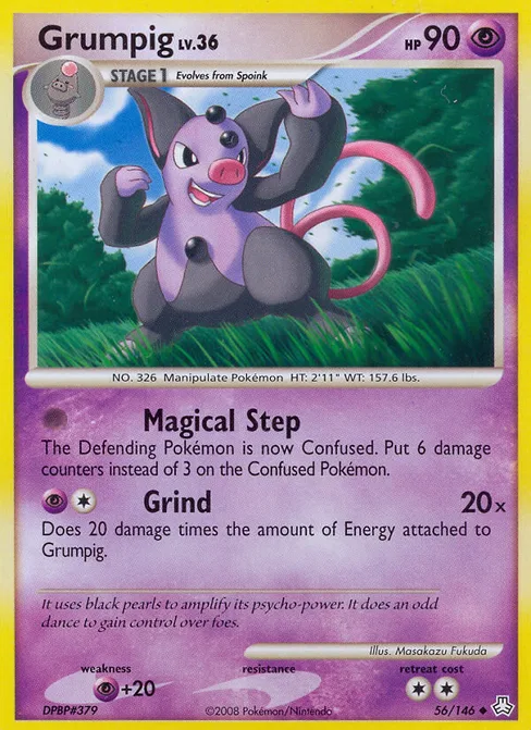 Grumpig, Legends Awakened #56