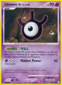 Unown [W], Normal