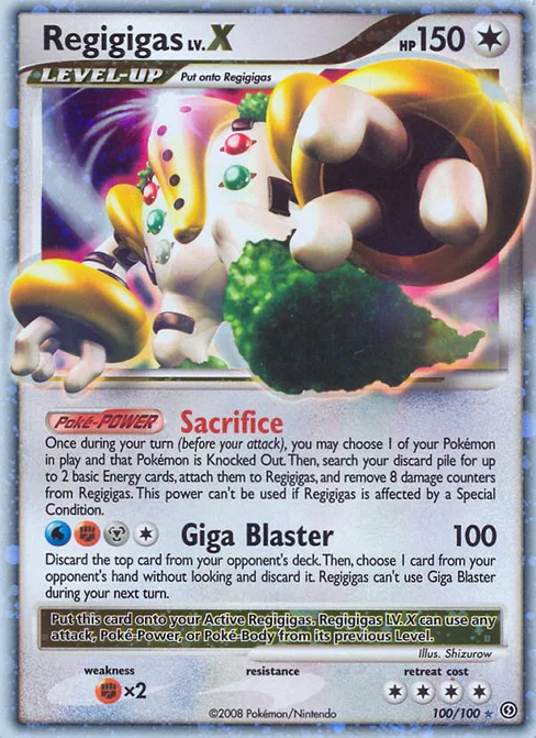 Regigigas LV.X, Stormfront #100