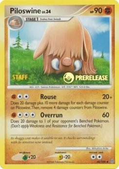 Piloswine, Staff stamp