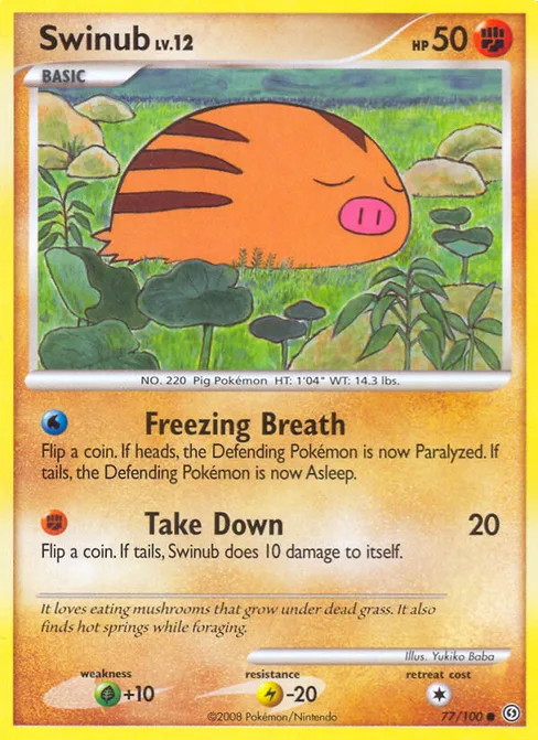 Swinub, Stormfront #77
