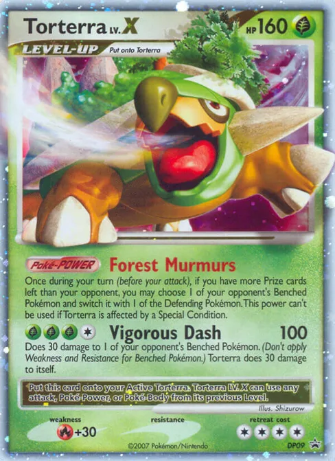 Torterra LV.X, DP Black Star Promos #DP09