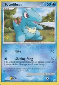 Totodile, DP Trainer Kit: Manaphy & Lucario #8