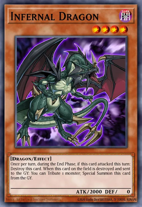 Infernal Dragon, Duelist Pack: Zane Truesdale #DP04-EN010