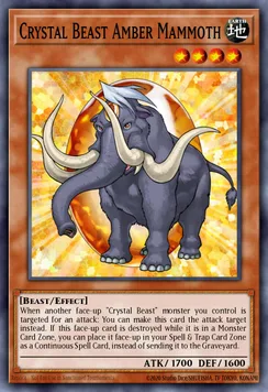 Crystal Beast Amber Mammoth