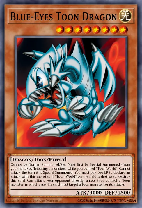 Blue-Eyes Toon Dragon, Duelist Pack: Battle City #DPBC-EN043