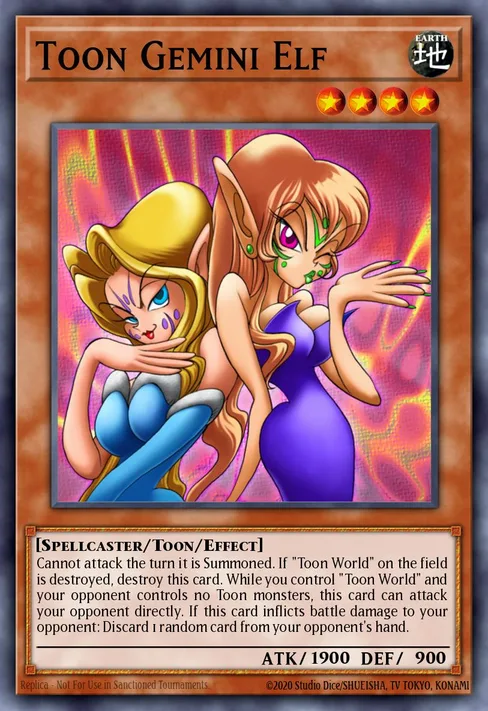 Toon Gemini Elf, Duelist Pack: Battle City #DPBC-EN045