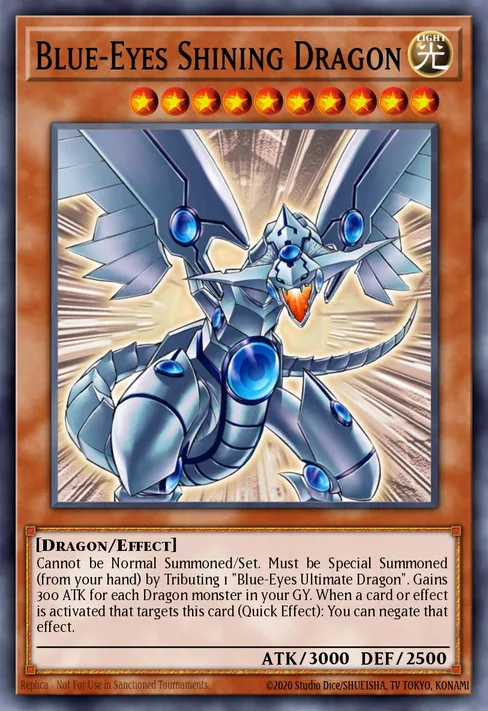 Blue-Eyes Shining Dragon, Duelist Pack: Rivals of the Pharaoh #DPRP-EN026