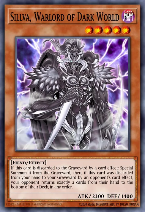 Sillva, Warlord of Dark World, Dark Revelation Volume 4 #DR04-EN083