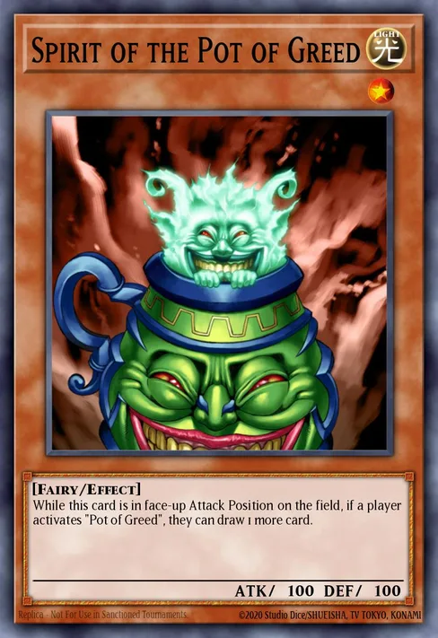 Spirit of the Pot of Greed, Dark Revelation Volume 2 #DR2-EN009