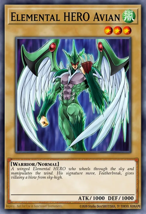 Elemental HERO Avian, Dark Revelation Volume 3 #DR3-EN181