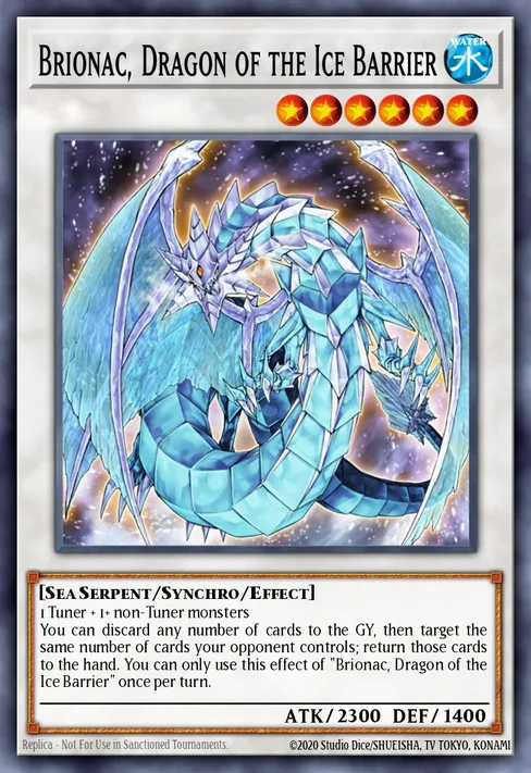 Brionac, Dragon of the Ice Barrier, Duel Terminal 1 #DT01-EN031