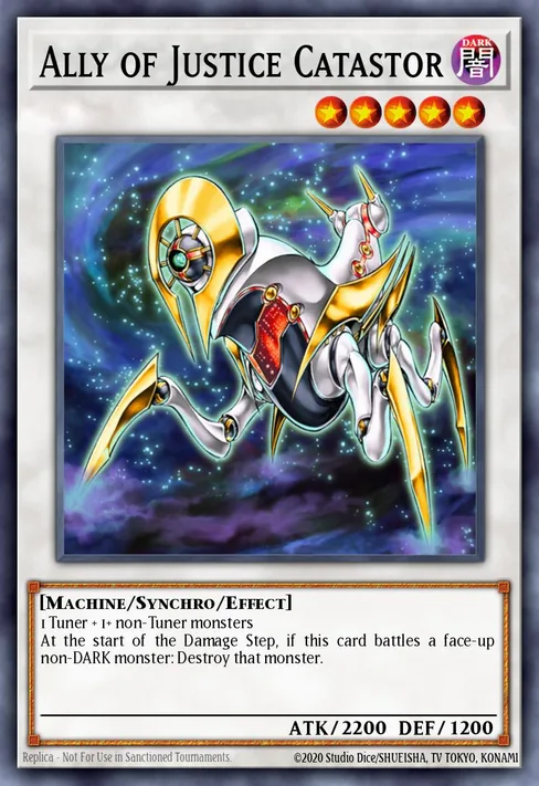 Ally of Justice Catastor, Duel Terminal 1 #DT01-EN035