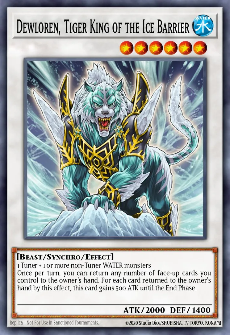 Dewloren, Tiger King of the Ice Barrier