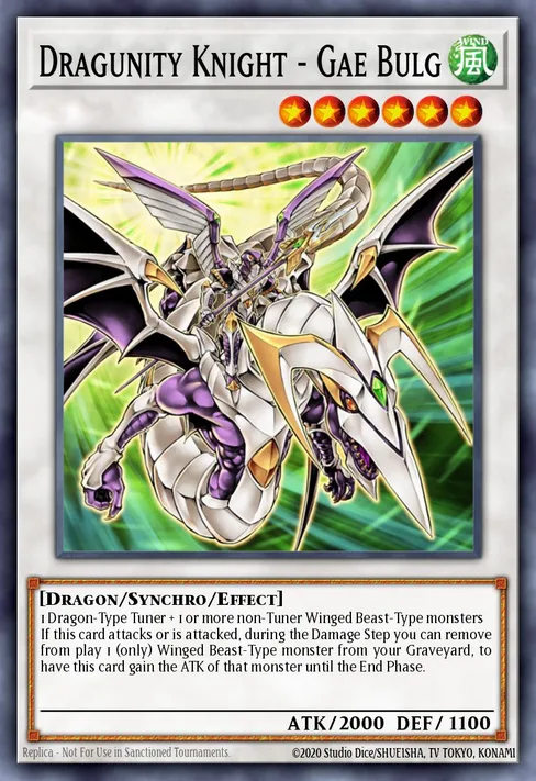 Dragunity Knight - Gae Bulg, Duel Terminal 3 #DT03-EN087