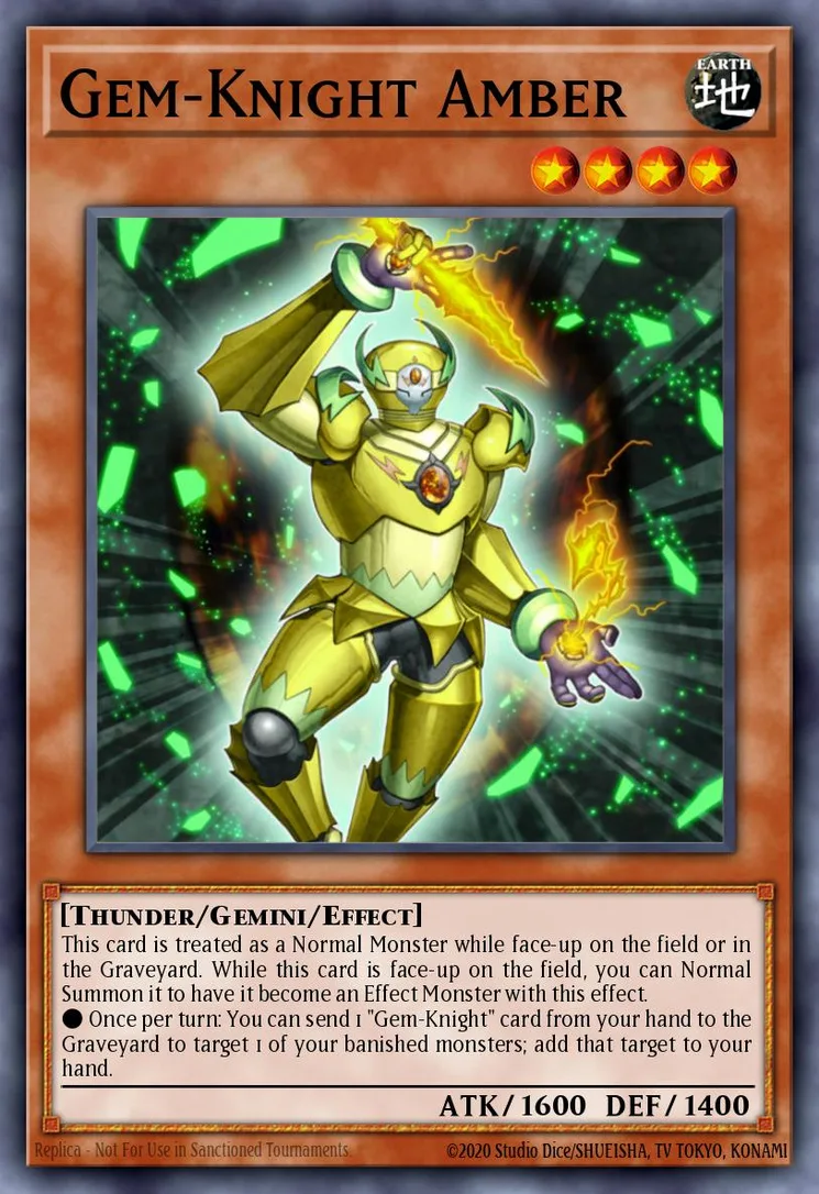 Gem-Knight Amber
