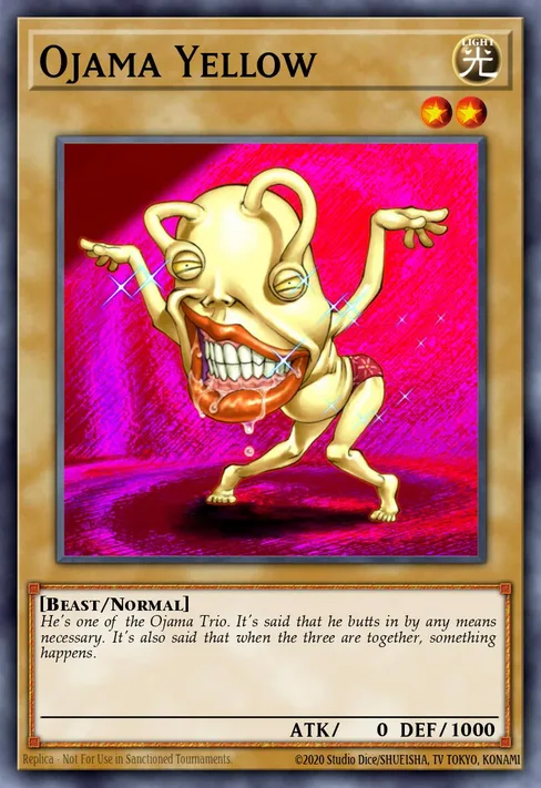Ojama Yellow, Duel Terminal - Preview Wave 2 #DTP1-EN004