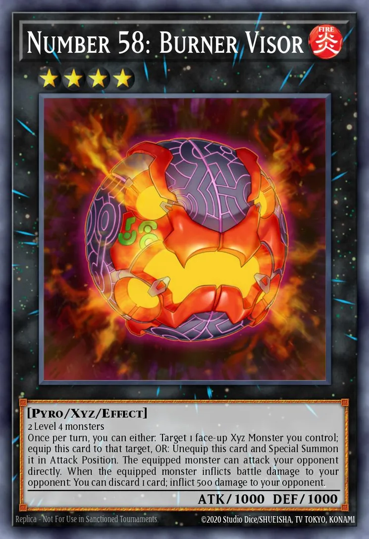Number 58: Burner Visor