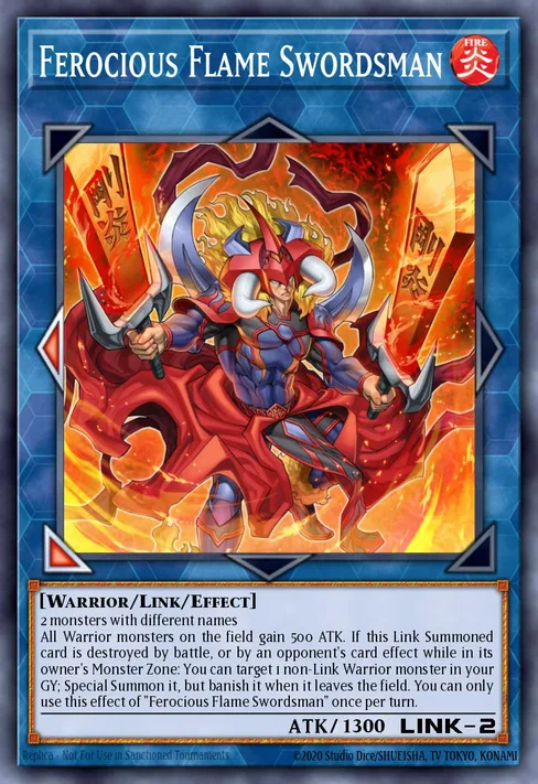 Ferocious Flame Swordsman, Duel Overload #DUOV-EN032