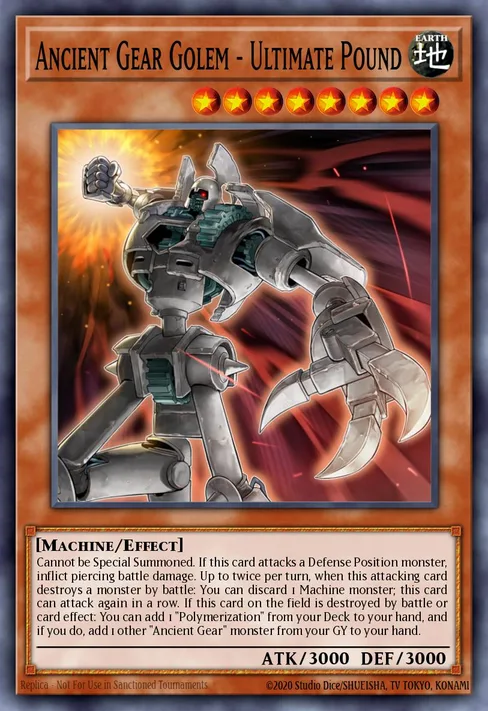 Ancient Gear Golem - Ultimate Pound, Duel Power #DUPO-EN054