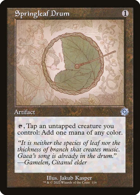 Springleaf Drum, The Brothers' War Retro Artifacts #118