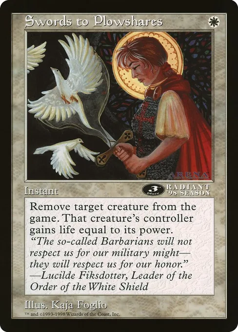 Swords to Plowshares, Oversized League Prizes #44