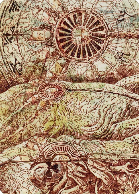Phyrexian Processor // Phyrexian Processor, The Brothers' War Art Series #70