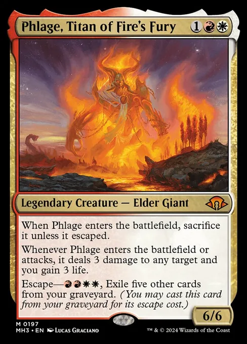 Phlage, Titan of Fire's Fury, Modern Horizons 3 #197