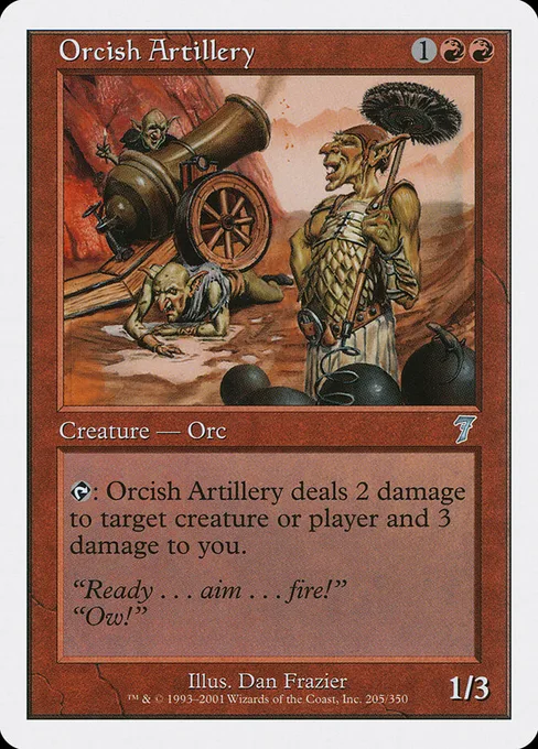 Orcish Artillery, Seventh Edition #205