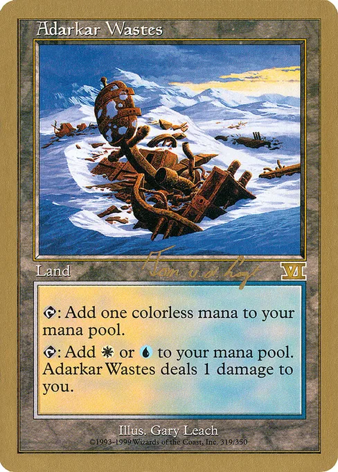 Adarkar Wastes, World Championship Decks 2000 #tvdl319