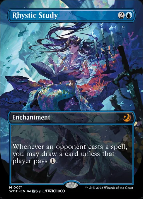 Rhystic Study, Wilds of Eldraine: Enchanting Tales #71