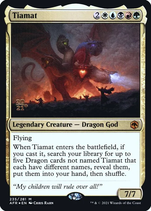 Tiamat, Adventures in the Forgotten Realms Promos #235s