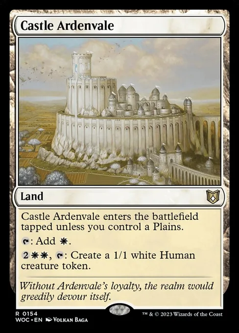 Castle Ardenvale, Wilds of Eldraine Commander #154