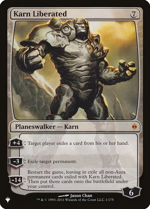 Karn Liberated, The List #NPH-1