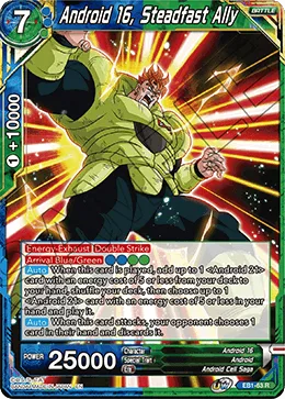 Android 16, Steadfast Ally, Battle Evolution Booster #EB1-63