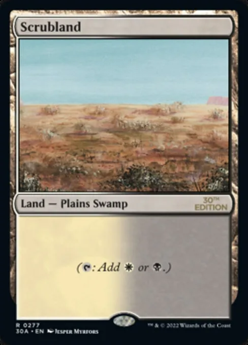 Scrubland, 30th Anniversary Edition #277