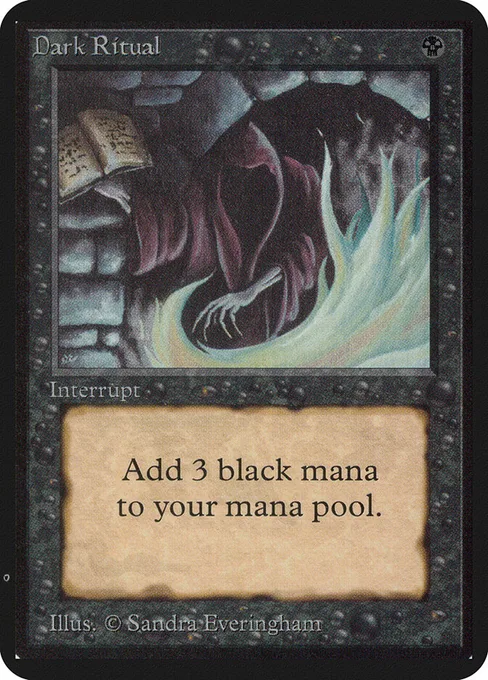 Dark Ritual, Limited Edition Alpha #98