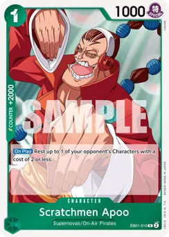 Scratchmen Apoo, Normal