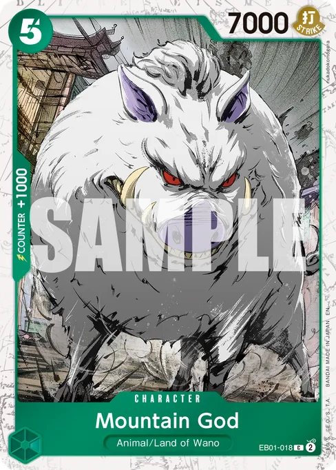 Mountain God, EB01-018, Parallel 1, English