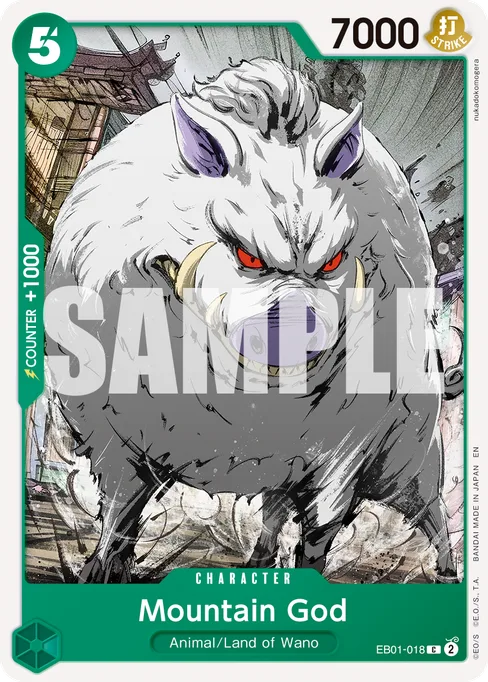 Mountain God, EB01-018, Reprint 1, English