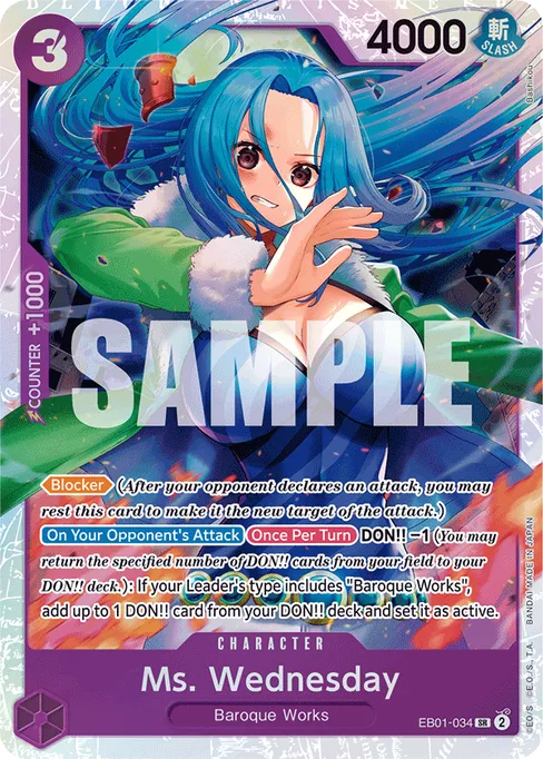 Ms. Wednesday, Memorial Collection #EB01-034