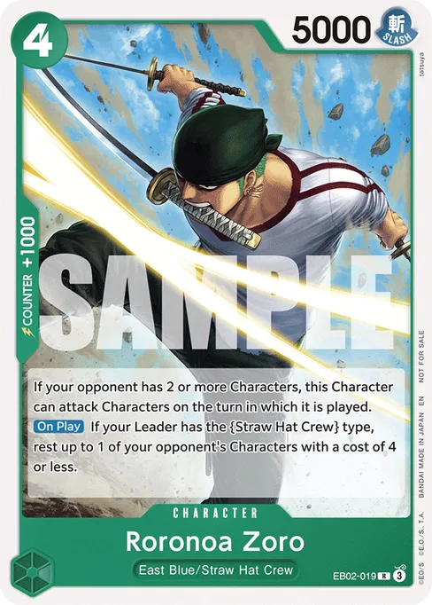 Roronoa Zoro, Anime 25th Collection #EB02-019_p1