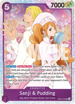 Sanji & Pudding, Normal