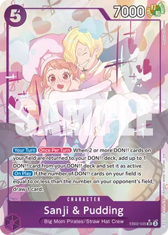 Sanji & Pudding, Normal