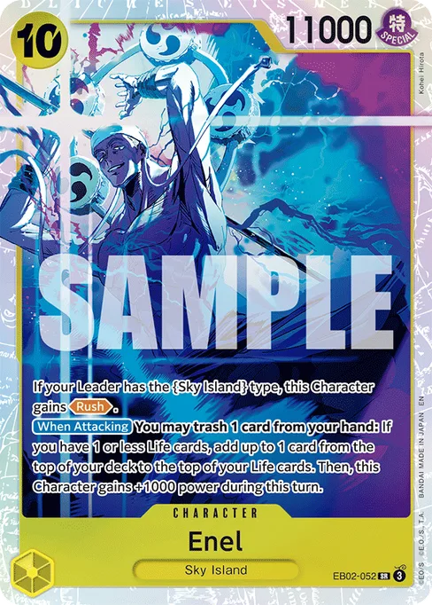 Enel, Anime 25th Collection #EB02-052