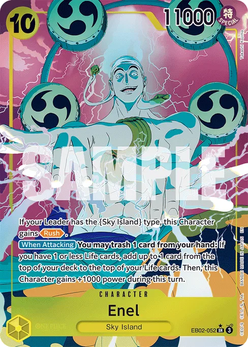 Enel, Anime 25th Collection #EB02-052_p1