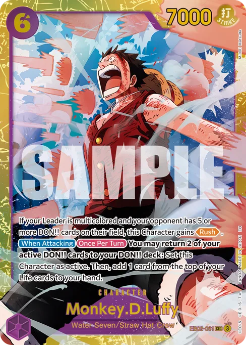 Monkey.D.Luffy, Anime 25th Collection #EB02-061_r1