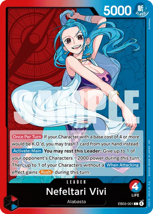 Nefeltari Vivi, ONE PIECE HEROINES EDITION #EB03-001